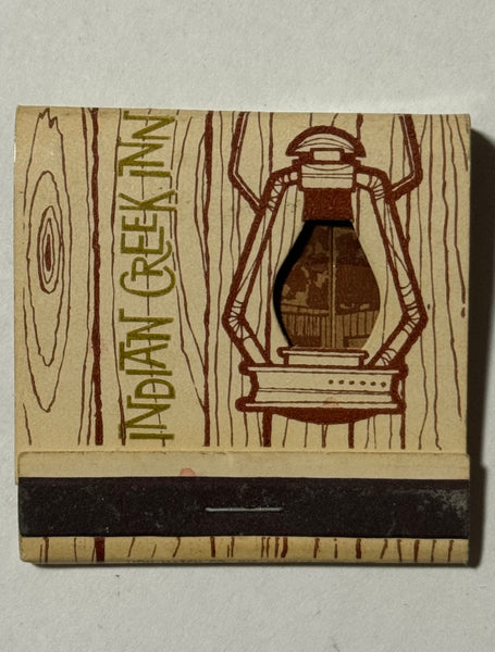 "Indian Creek Inn" Vintage Feature Matchbook w/ Knothole