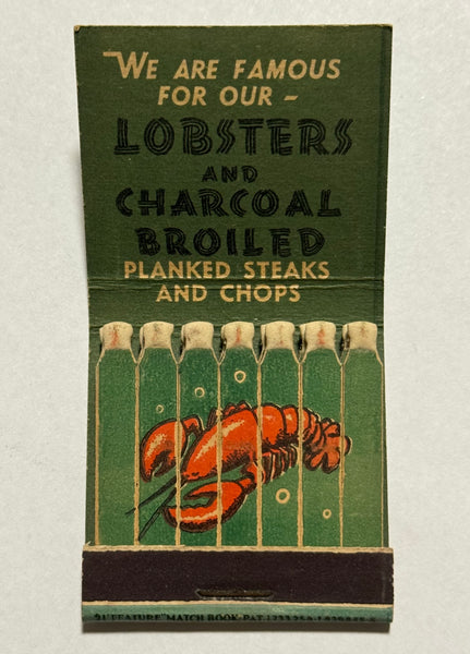 "Oyster Bay" Jersey City, NJ Vintage Feature Matchbook