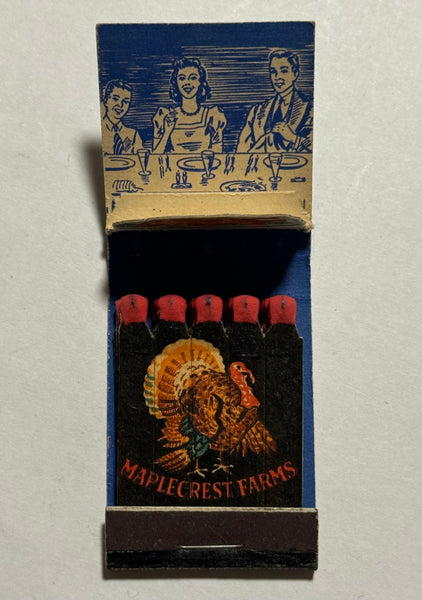 "Maplecrest Farms" Vintage Feature Matchbook with a Pop-Up Display