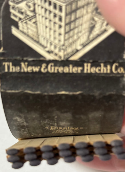 "Hecht Co." Washington, DC Vintage Feature Matchbook
