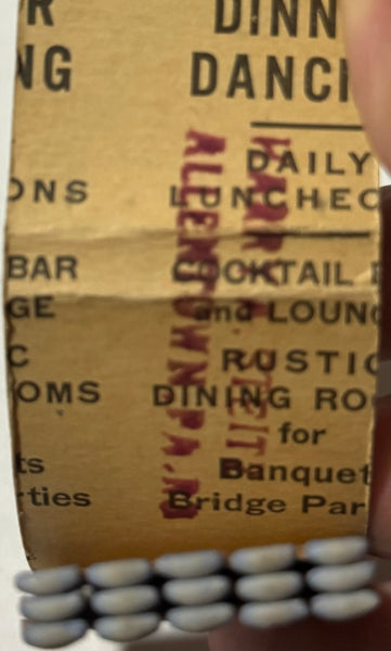 "Luke’s Lodge Restaurant and Cocktail Bar" Tiverton, RI Vintage Feature Matchbook W/ a Mis-cut Cover