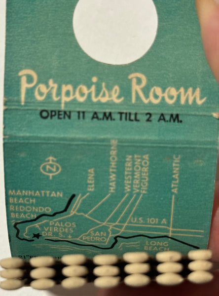 "Marineland Restaurant" Marineland, CA Vintage Feature Matchbook with a Knot-Hole Cover