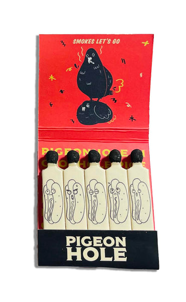 "Pigeon Hole" Retro Feature Matchbook