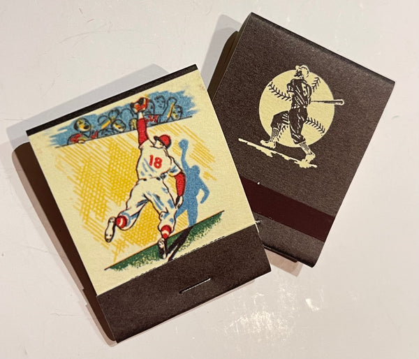 Retro Full Color Sports Themed Matchbooks 3 Pack
