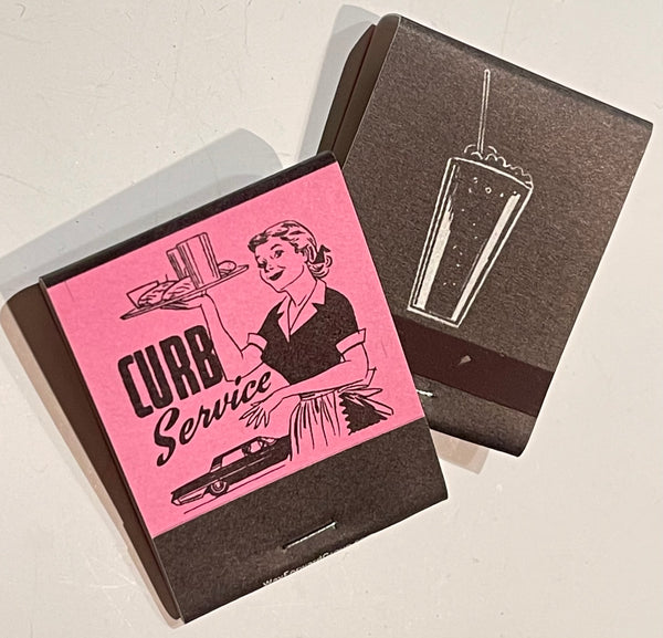 Retro 1950s "Diner & Coffee Shop" Matchbook 3 Pack Set