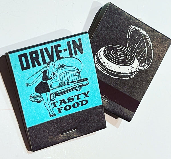 Retro 1950s "Diner & Coffee Shop" Matchbook 3 Pack Set