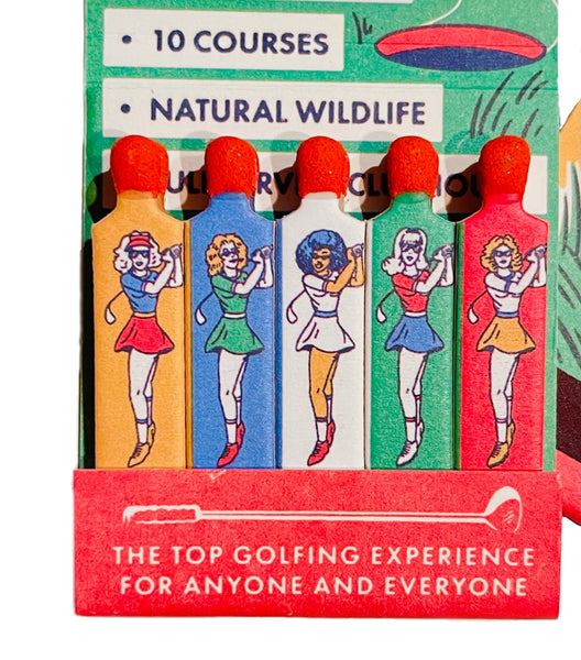"Golf World U.S.A." Retro MCM Feature Matchbook