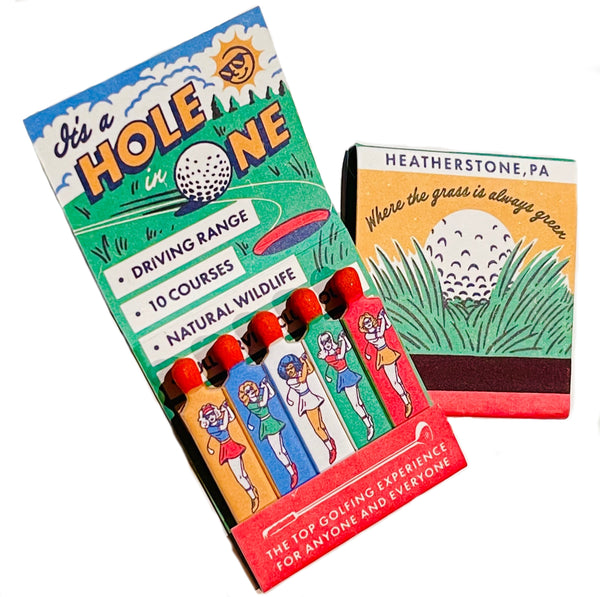 "Golf World U.S.A." Retro MCM Feature Matchbook