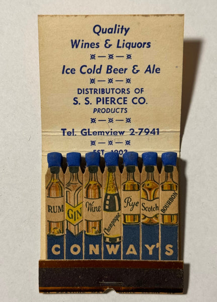 "A.A. Conway's" Vintage Feature Matchbook