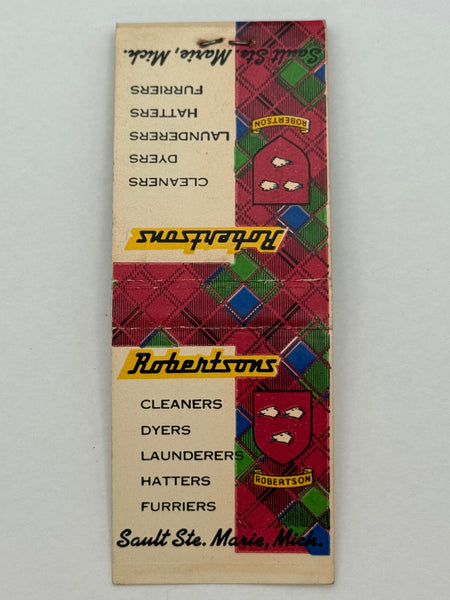 "Robertsons" Marie, MI Vintage Feature Matchbook