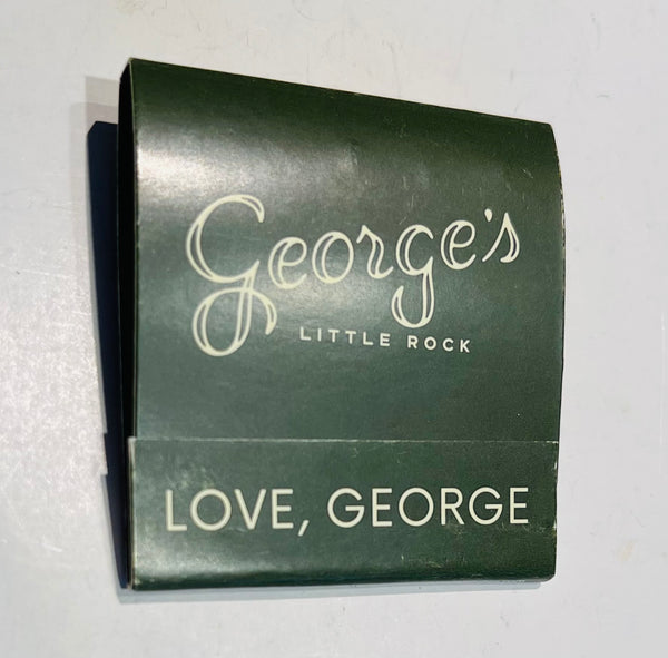 "George's  Little Rock AR " Retro Feature Matchbook