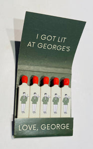 "George's  Little Rock AR " Retro Feature Matchbook