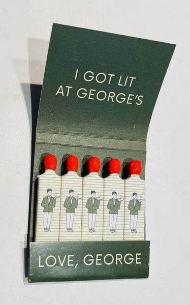 "George's  Little Rock AR " Retro Feature Matchbook