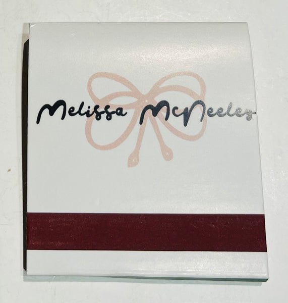 "Melissa McNeeley's Events" Retro Feature Matchbook