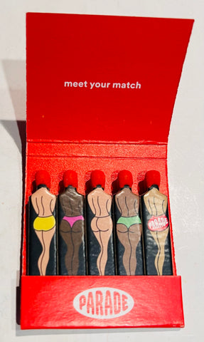 "Parade Underwear" Retro Feature Matchbook