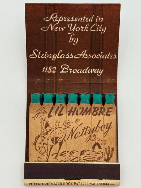 "The Birnie Co. Inc / Nattyboy by Togs" Atlanta, GA Vintage Feature Matchbook