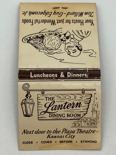 "The Lantern Dinning Room" Kansas City, MO Vintage Feature Matchbook