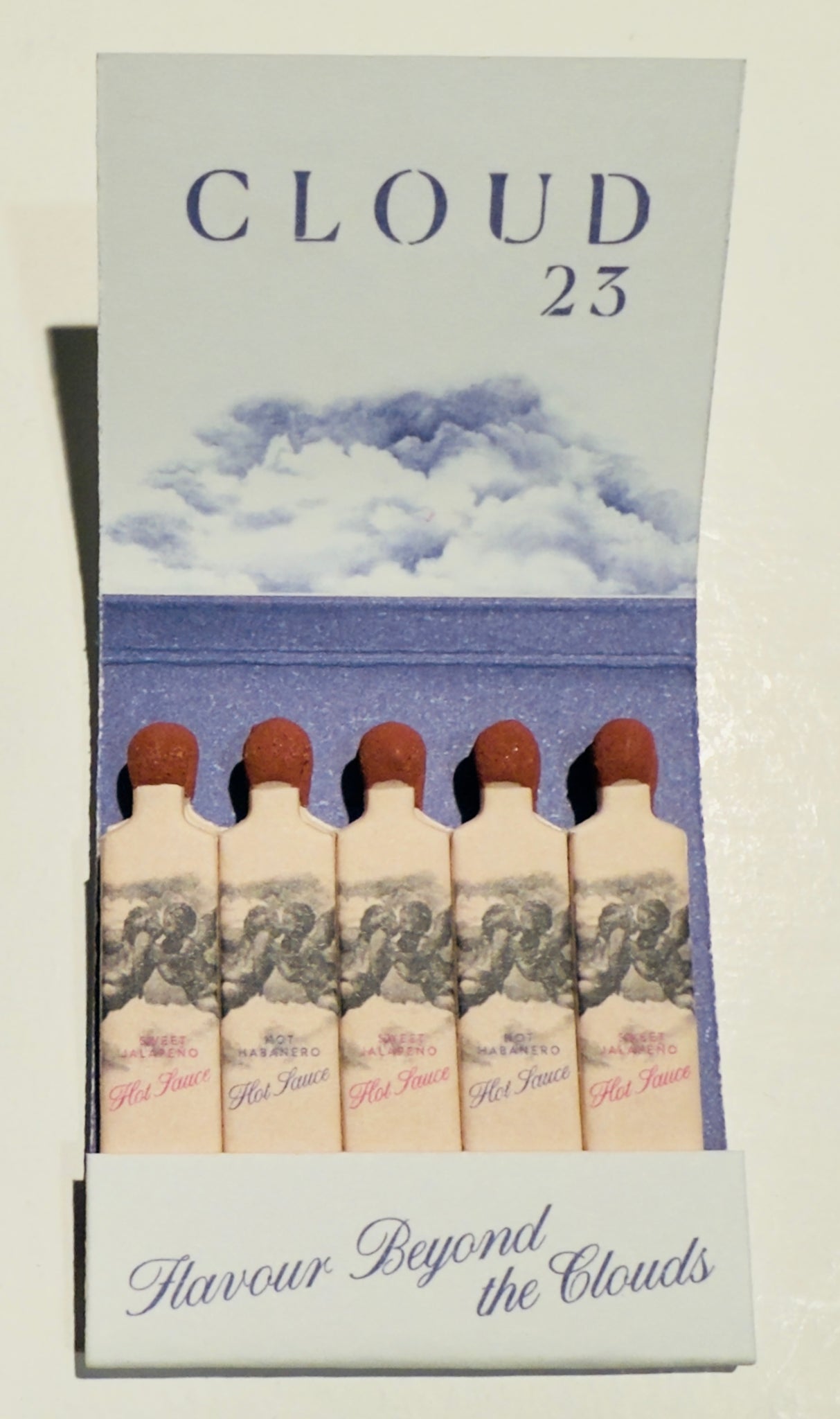 “Cloud 23” David Beckham's Hot Sauce Retro Feature Matchbook