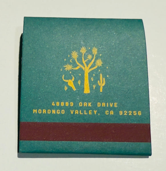 “Desert Winds” Morongo Valley, CA Retro Feature Matchbook