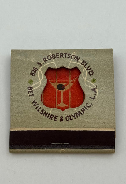 "The Castle Restaurant" Los Angeles, CA Vintage Feature Matchbook with a Knot-Hole Cover!