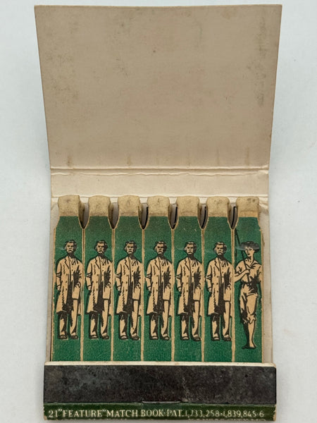 "Mark Twain Hotel" Hannibal, MO Vintage Feature Matchbook