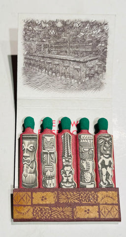 "False Idol" San Diego, CA Retro Feature Matchbook