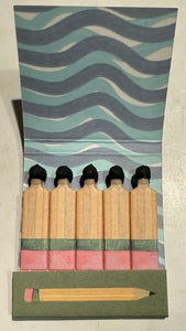 “Seaside Papery” Retro Feature Matchbook