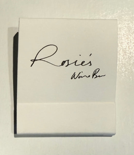 “Rosie’s Wine Bar" 12 Strike Retro Feature Matchbook