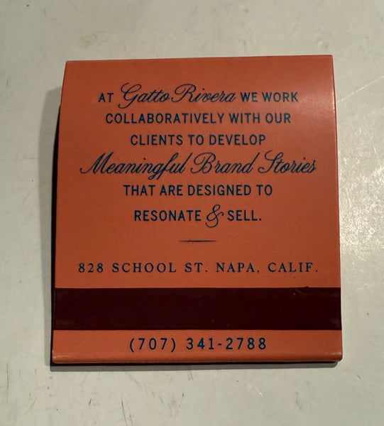 “Gato Rivera” Retro Feature Matchbook