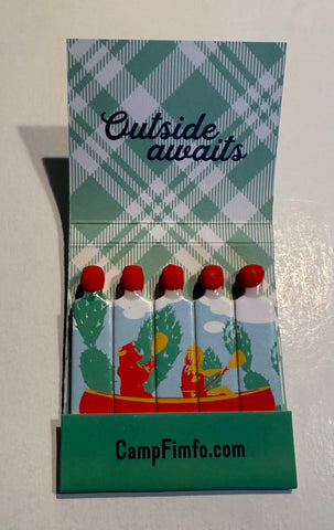 “Camp Fimfo” Retro Feature Matchbook