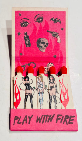 "L.A. Witch" All Girl Punk Rock Band Retro Feature Pinup Matchbook