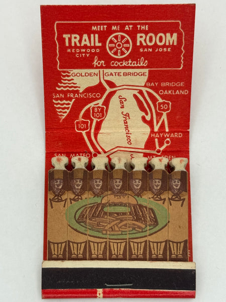 "Stickney’s Hick’ry Houses" Palo Alto, CA Vintage Feature Matchbook