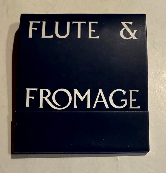 “Flute & Fromage” Retro Feature Matchbook