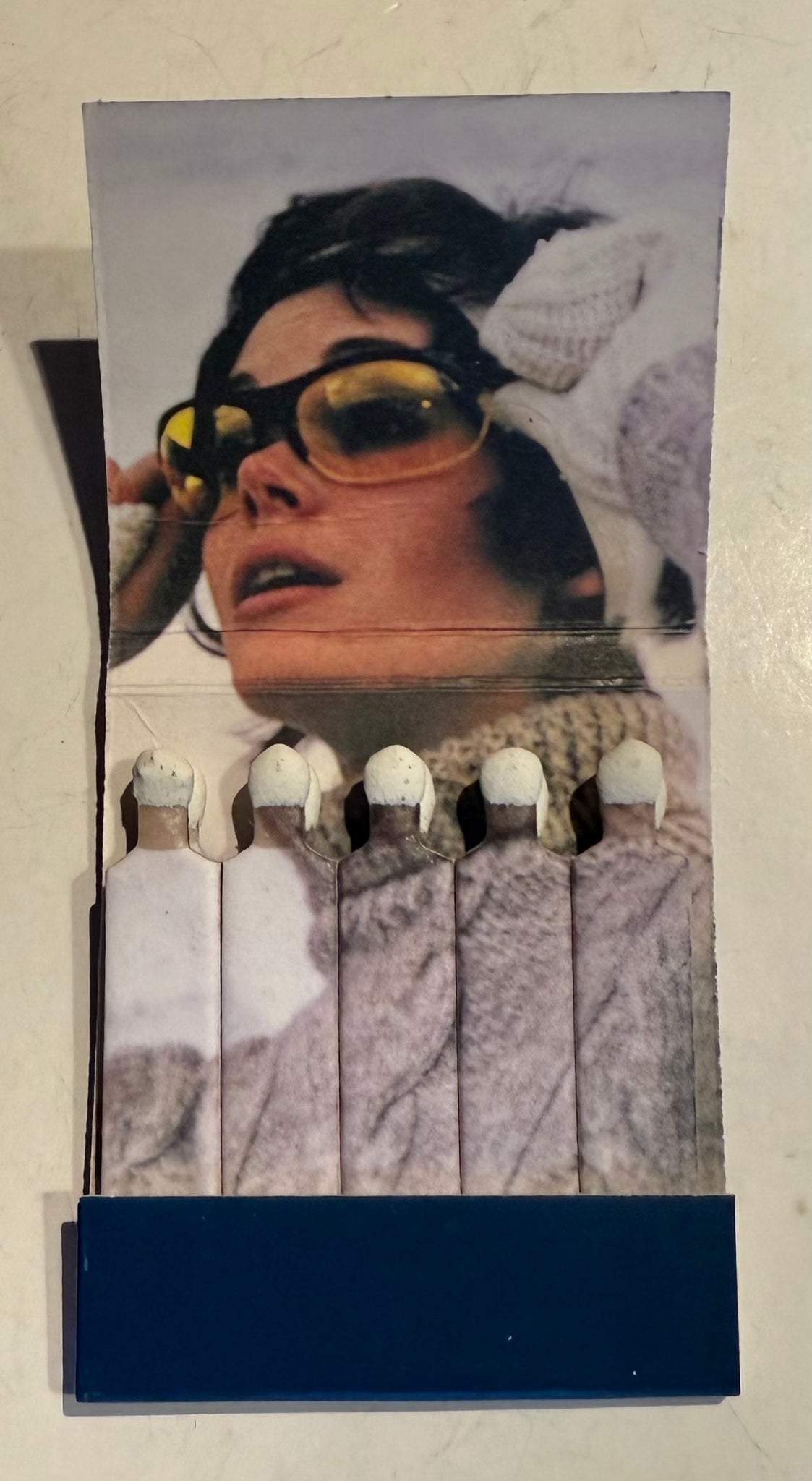 “Flute & Fromage” Retro Feature Matchbook