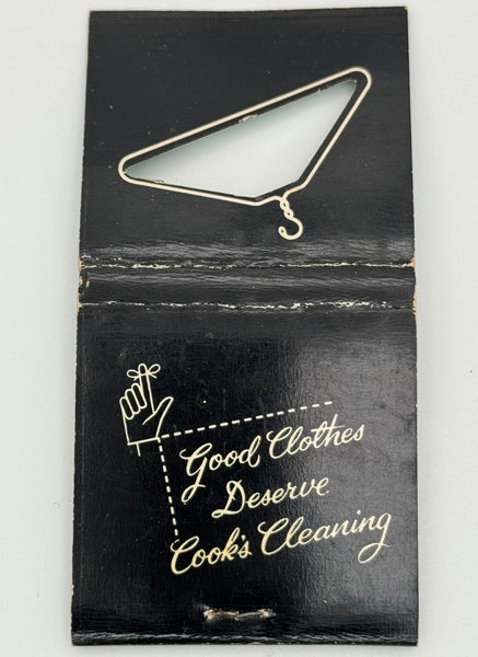 "H.J. Cook Co." Los Angeles, CA Vintage Feature Matchbook with a Knot-Hole Cover!