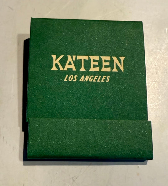 “Kateen” Retro Feature Matchbook