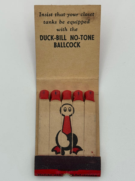 "Rockford Brass Works" Rockford, IL Vintage Feature Matchbook