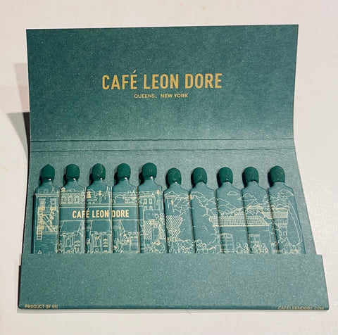 "Cafe Leon Dore" London UK 4" Wide Retro Feature Matchbook