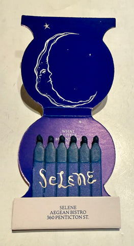 “Selene” Contour "Jewelite" Retro Feature Matchbook