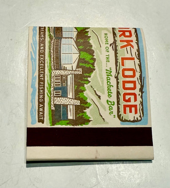 “South Fork Lodge"- Jimmy Kimmel's Property FULL LENGTH Retro Feature Matchbook with a Full-Length Cover!