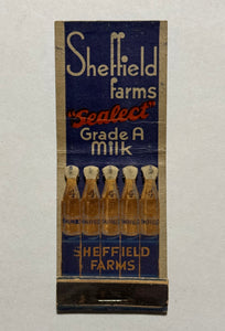 "Sheffield Farms 1930-1933" Vintage Feature Matchbook