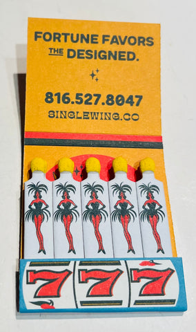 “Single Wing Creative” Retro Feature Matchbook