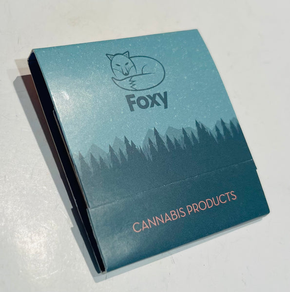 “Foxy Cannabis Products" Retro Feature Matchbook