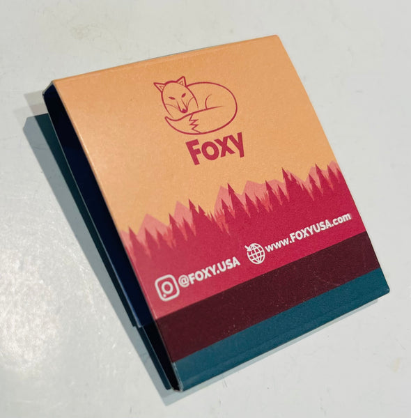 “Foxy Cannabis Products" Retro Feature Matchbook