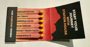 “Station House” 12 strike Retro Feature Matchbook