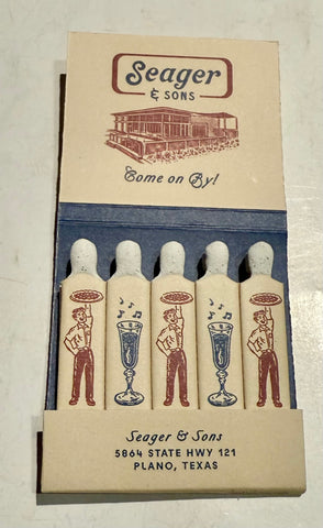 “Seager & Sons” Retro Feature Matchbook