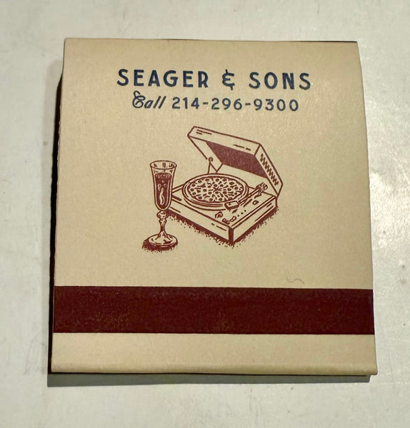 “Seager & Sons” Retro Feature Matchbook