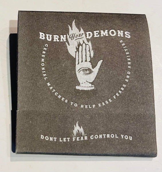 “Paul Jackson - Burn Your Demons” Artist's Design Retro Feature Matchbook