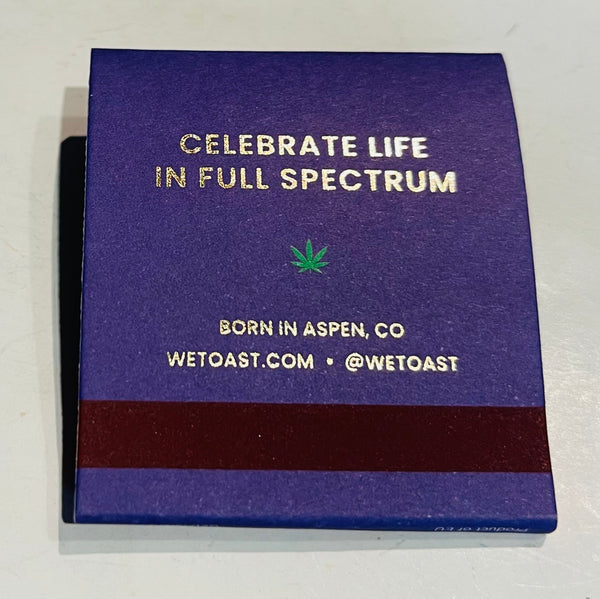 “We Toast” Retro Feature Matchbook