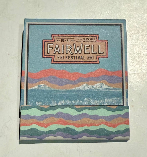 “Fairwell Festival 2024 ” Retro Feature Matchbook